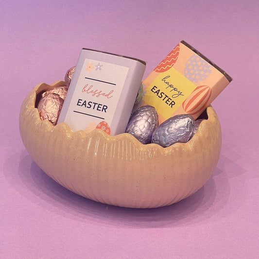 Easter Egg Chocolate Half Bowl
