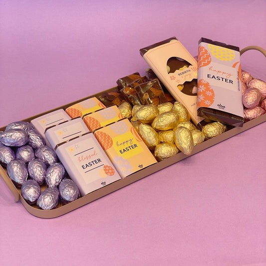 Colorful Easter Chocolate Tray