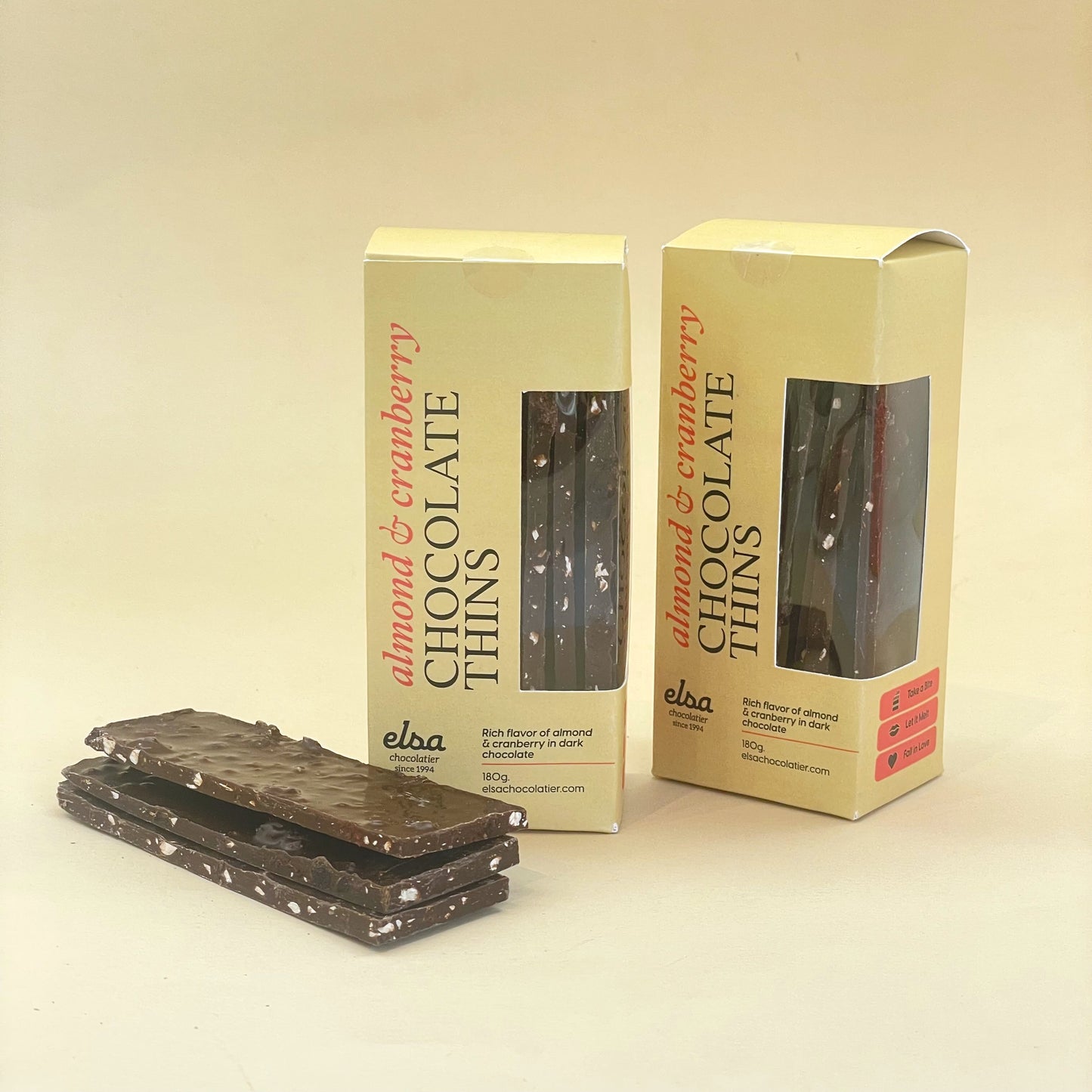 Almond & Cranberry - Dark Chocolate Thins