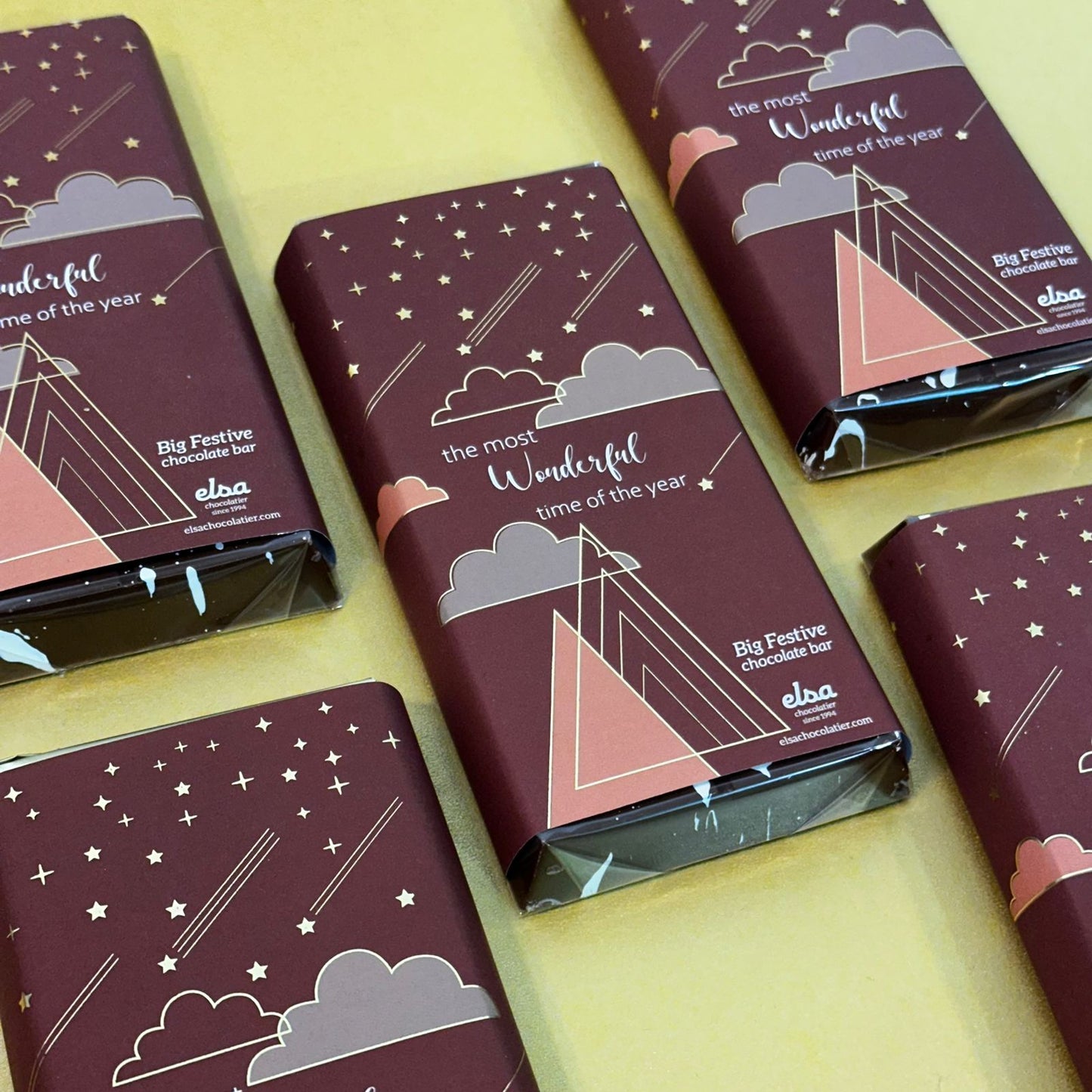 Festive Large Chocolate Bar