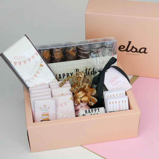 Let's Party - Cardboard Birthday Hamper