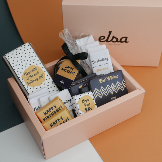 Celebrating Amazing You - Cardboard Birthday Hamper