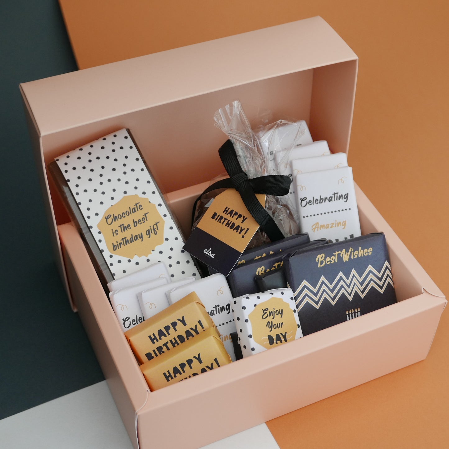 Celebrating Amazing You - Cardboard Birthday Hamper