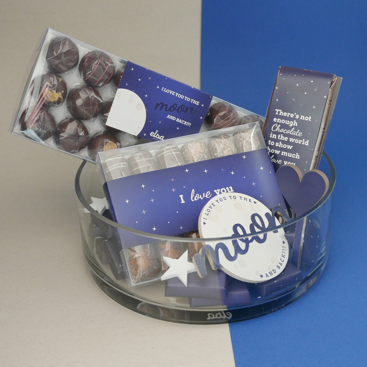 To The Moon - Glass Hamper