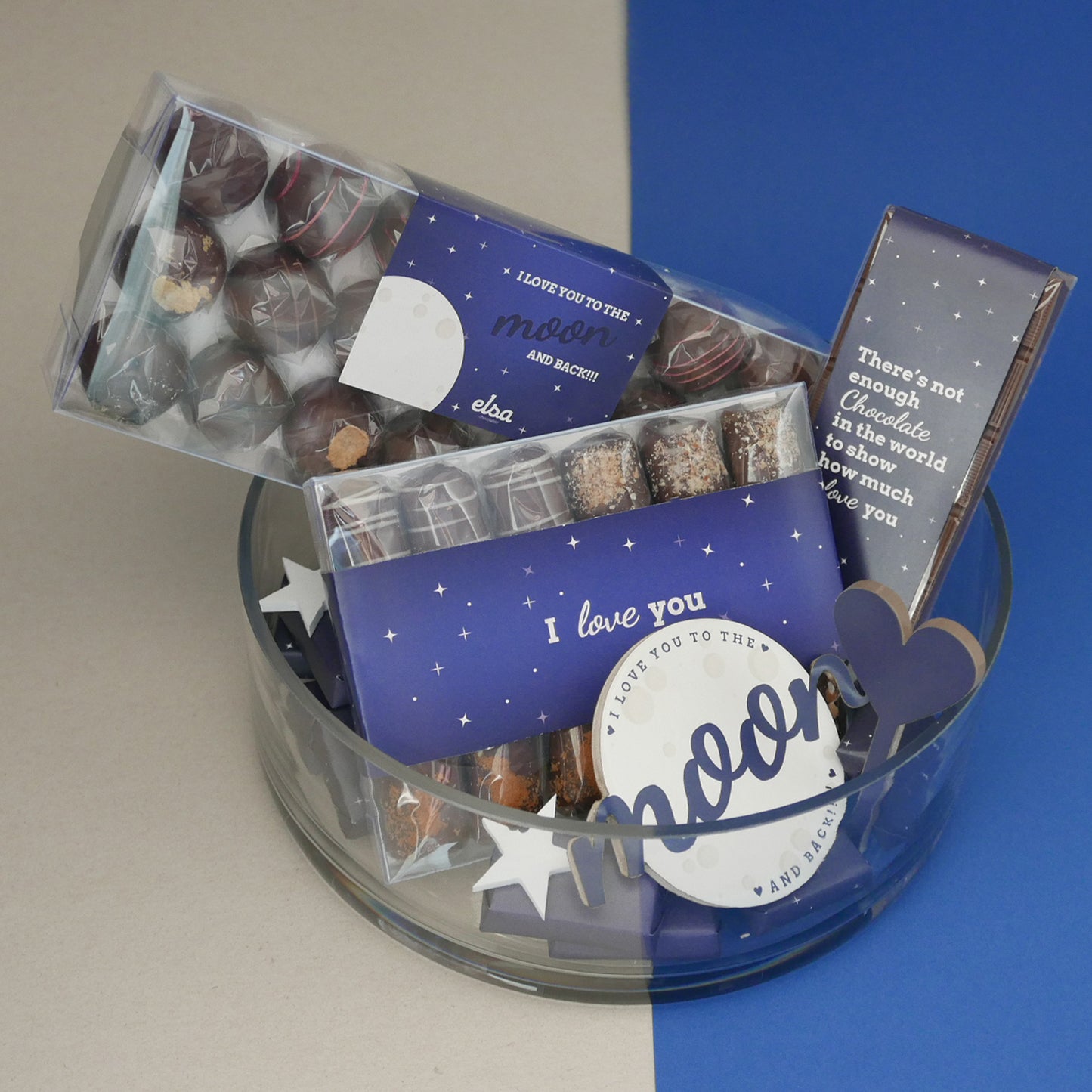 To The Moon - Glass Hamper