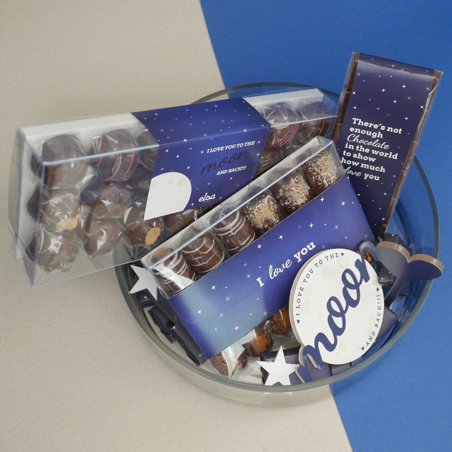 To The Moon - Glass Hamper