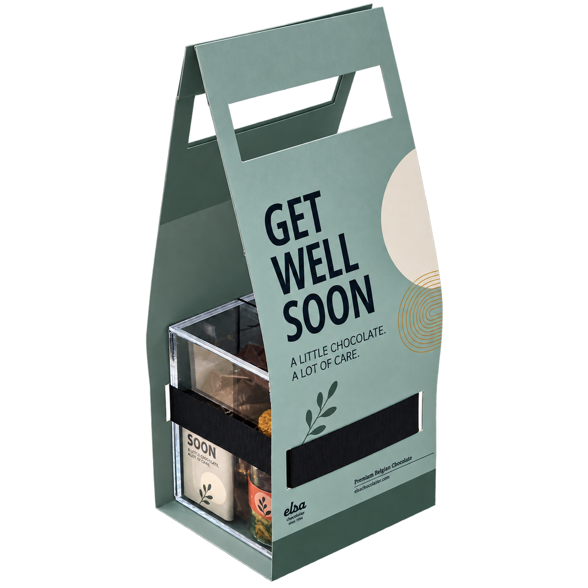 Get Well Soon Plexi Bag — three-quarter view