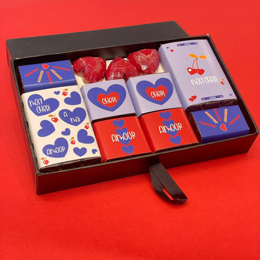 Valentine theme chocolate gift box
