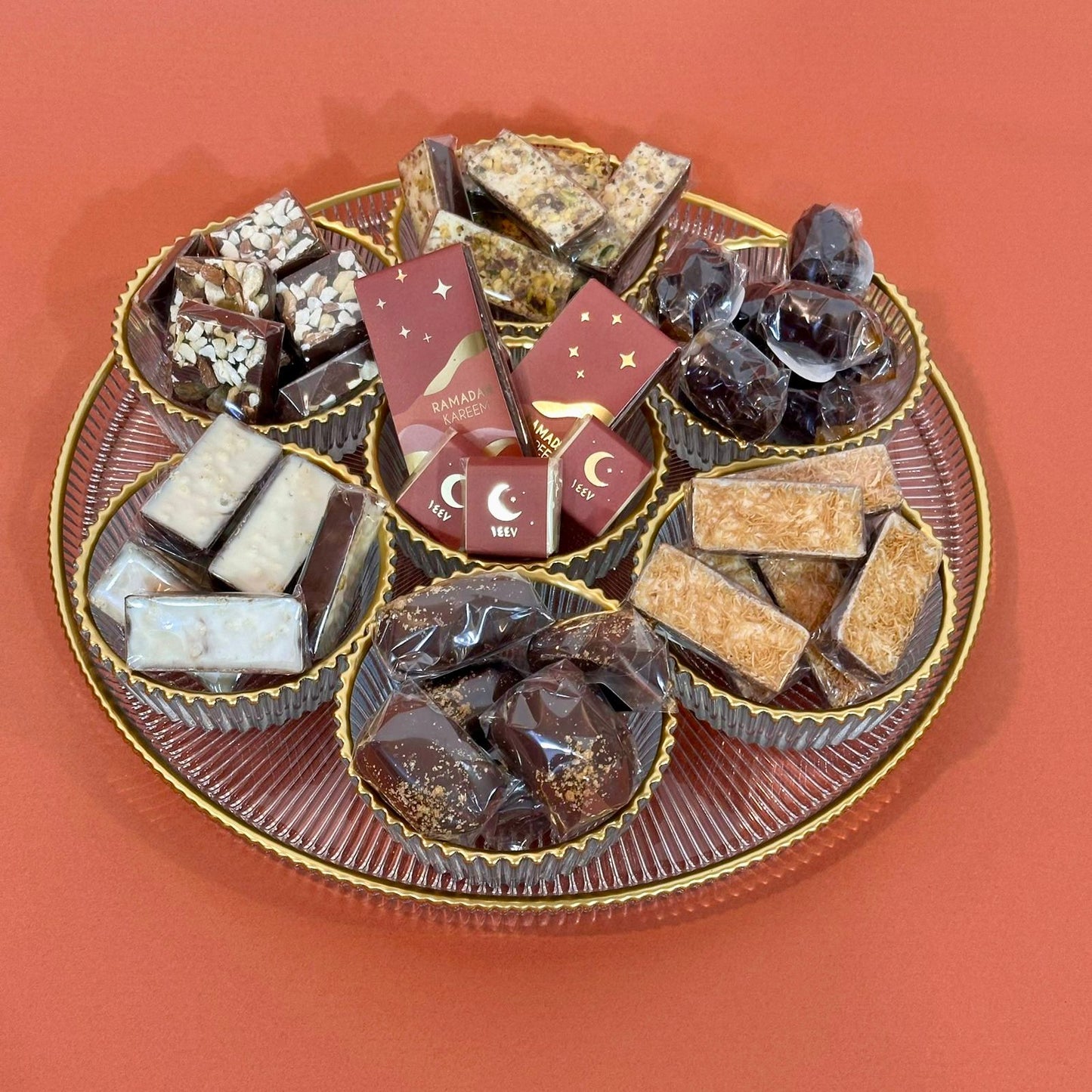 Serving Plate with Bowls