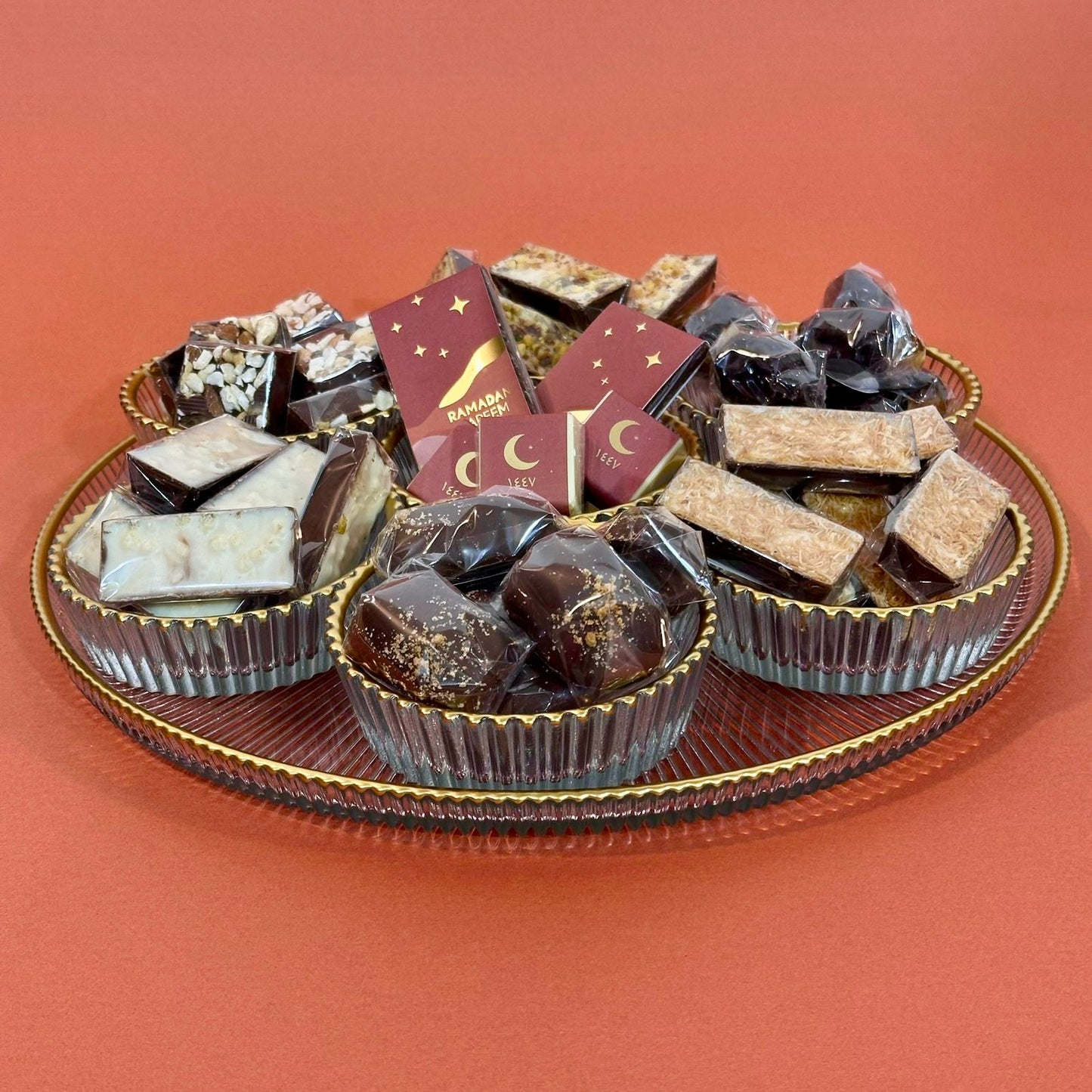 Serving Plate with Bowls