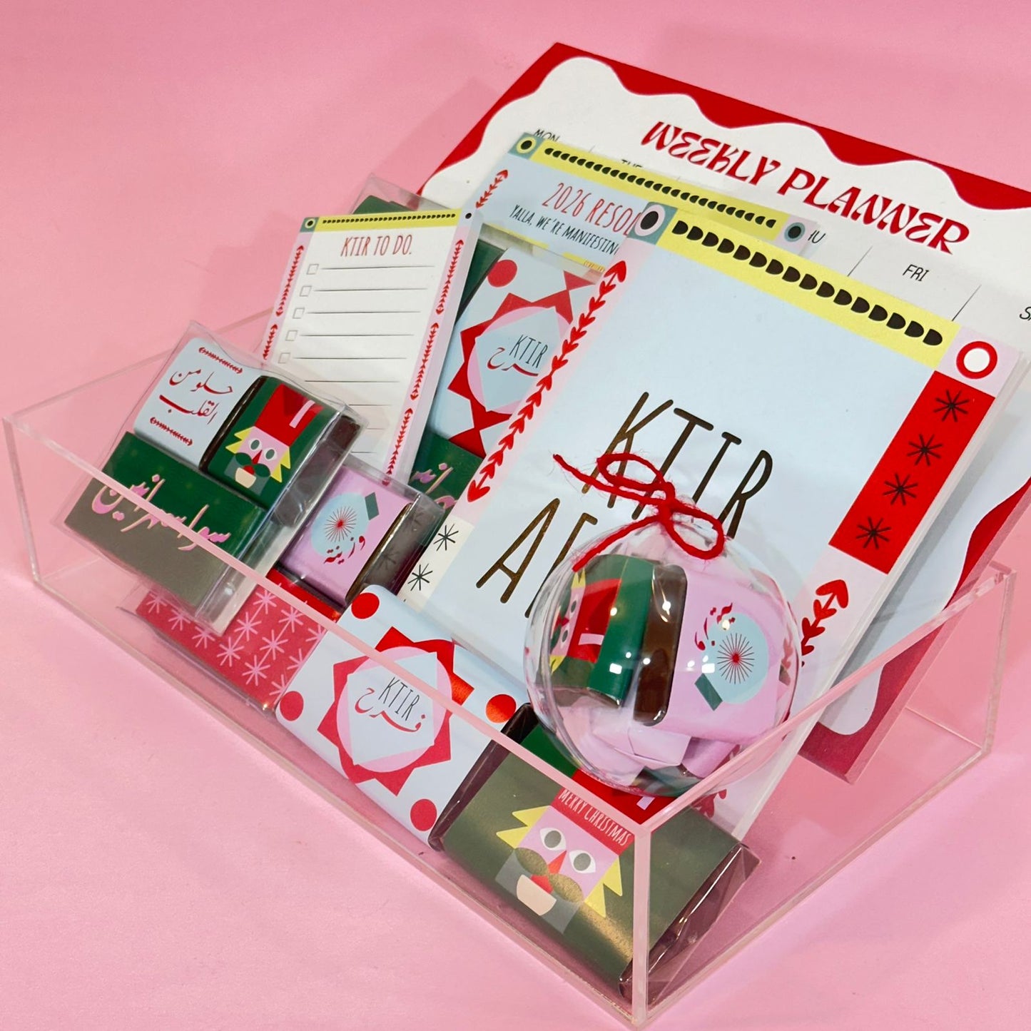 Lebanese Chocolate & Stationary Hamper!