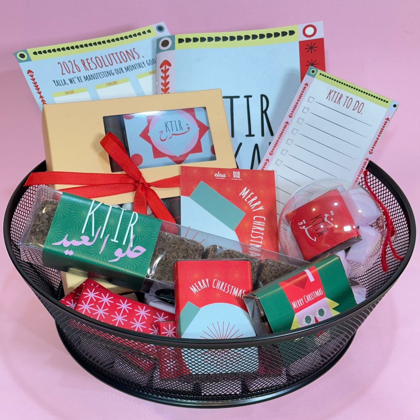 Lebanese Chocolate Metal Hamper