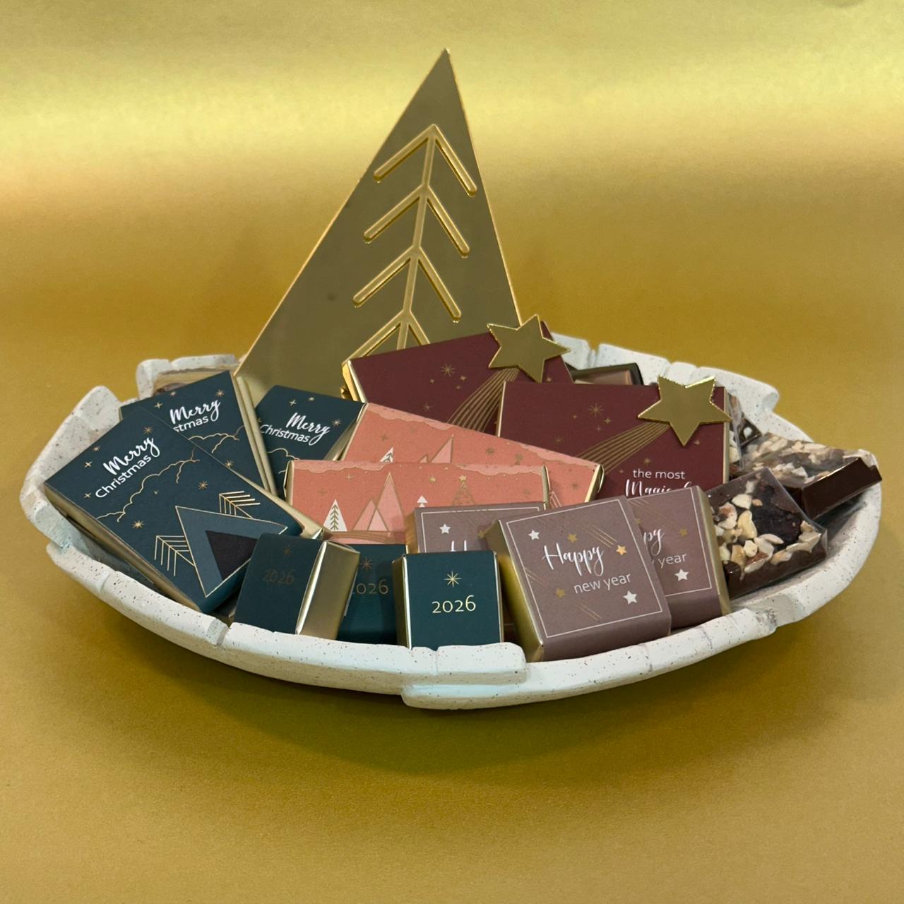 Shining Star Large Christmas Plate