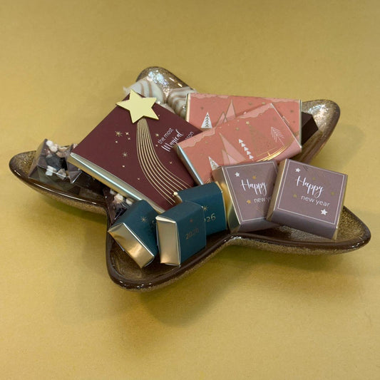 Shining Gold Star Plate