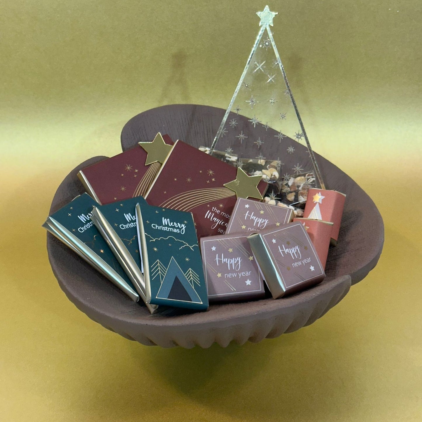 Shining Star Christmas Leaf Bowl