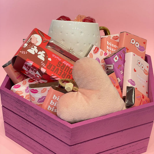 Bisous Large Pink Hamper