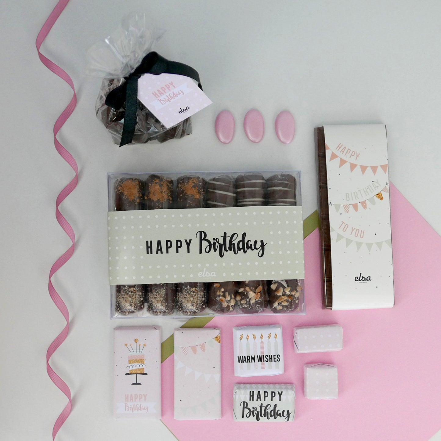 Let's Party - Cardboard Birthday Hamper