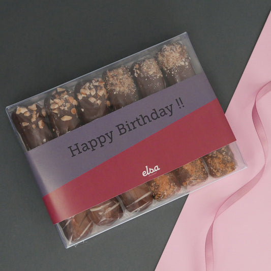Best Wishes - Birthday Chocolate Rolls