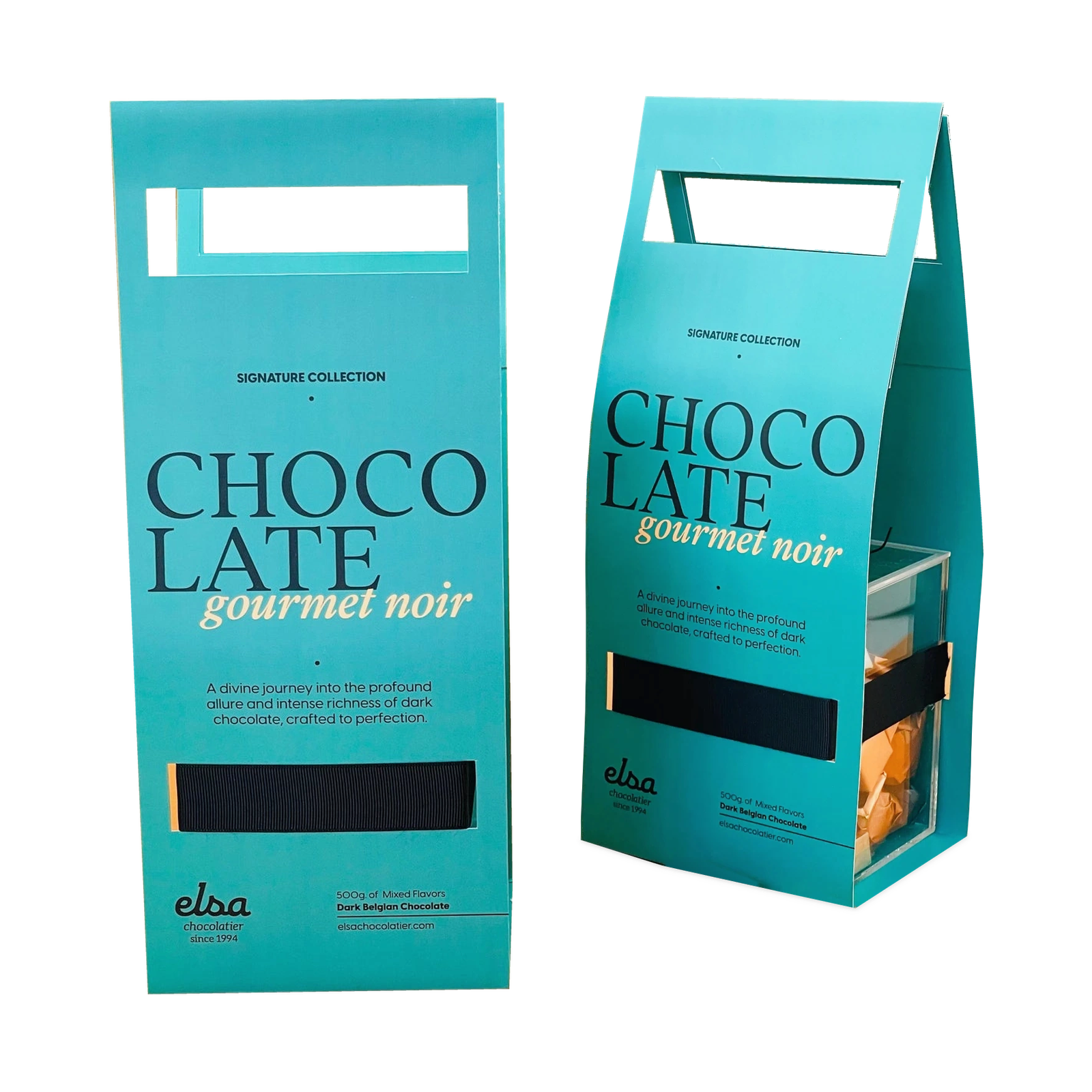 Gourmet Noir - Plexi Box Gift Bag