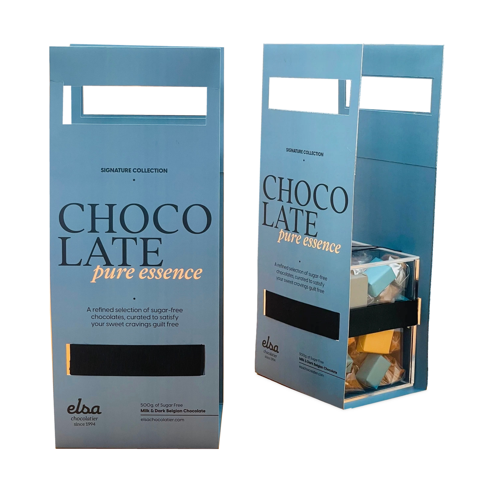 Pure Essence - Sugar Free Chocolate Plexi Box