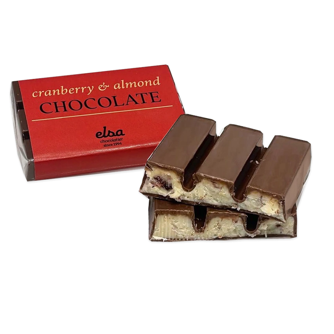 Cranberry & Almond Milk Chocolate Bar
