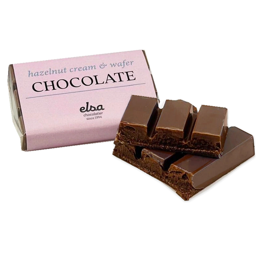 Hazelnut Cream & Wafer Chocolate Bar